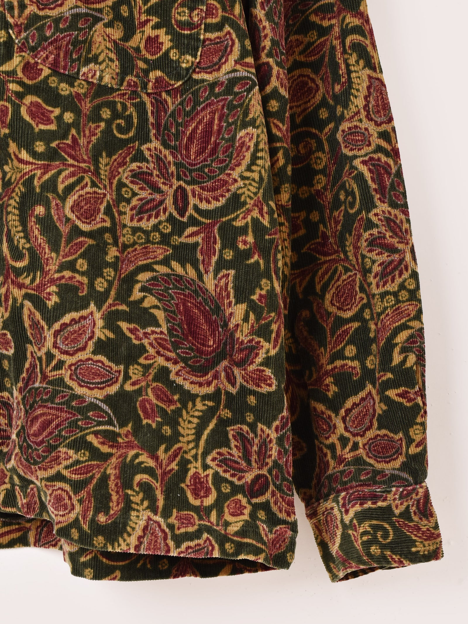 ペイズリー柄 コーデュロイジャケット – 古着屋Top of the Hillの