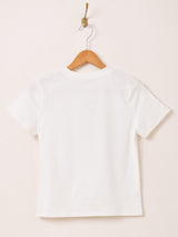 フロッキープリント Tシャツ「MUSHROOM」