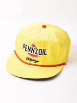 アメリカ製 ロゴ刺繍入り キャップ「PENNZOIL」
