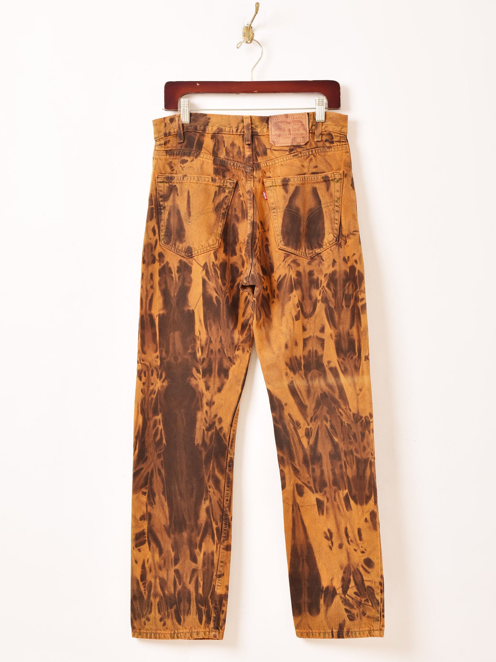 アメリカ製 90's〜00's Levi's 505 デニムパンツ タイダイ染め – 古着