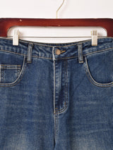 Meridian 3Dデザイン カーブデニムパンツ