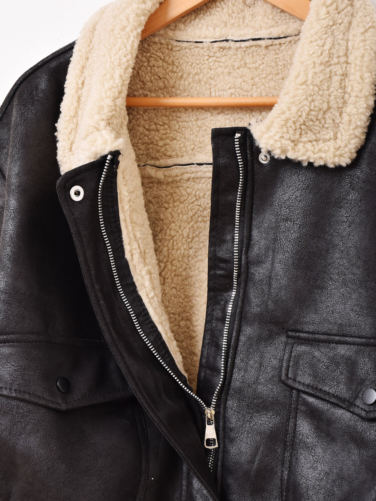 ヴィンテージ 美品 オーストラリア製 ムートンジャケット ボア M～L相当 定価14万超え オーストラリア製】ムートンコート 茶 ボア 羊革 L相当