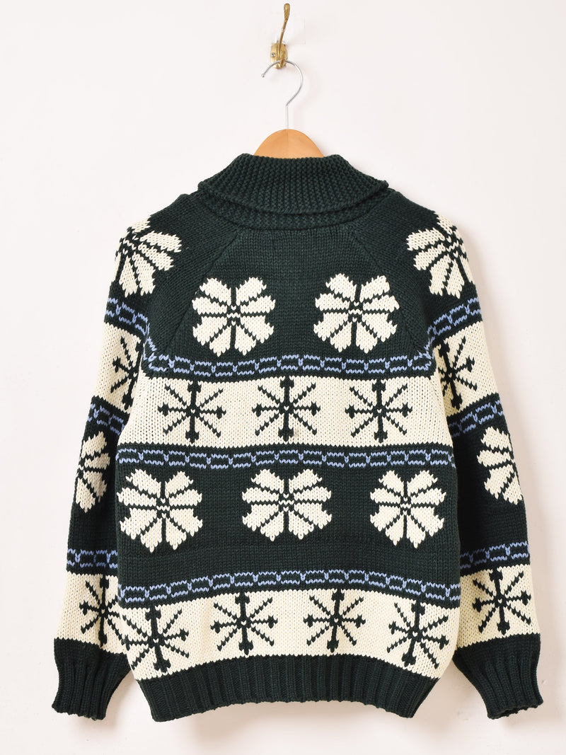 2色展開】Meridian 雪結晶 カウチンセーター – 古着屋Top of the Hill