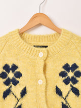 【2色展開】Meridian フラワーモチーフ カーディガン