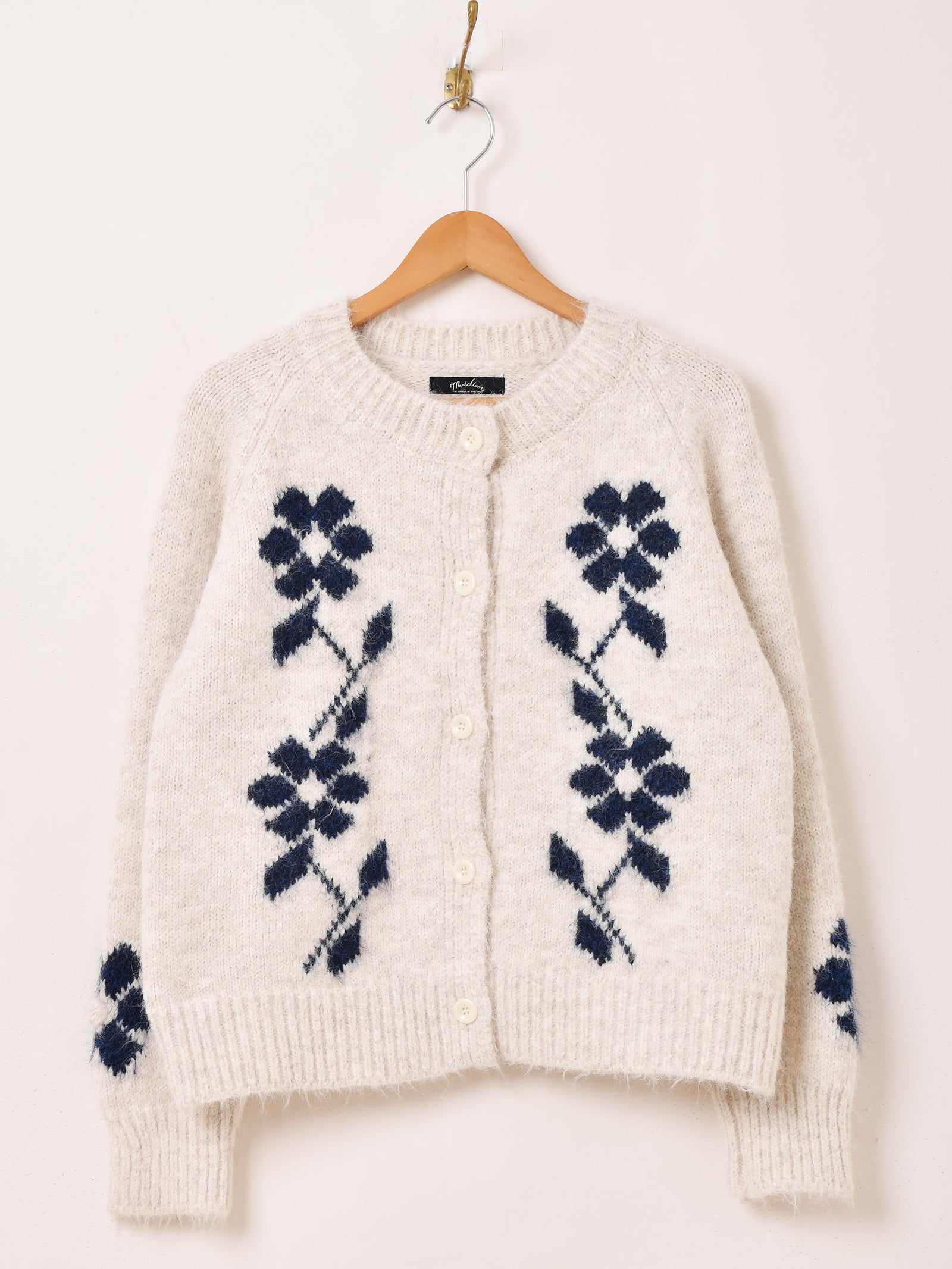 2色展開】Meridian フラワーモチーフ カーディガン – 古着屋Top of the