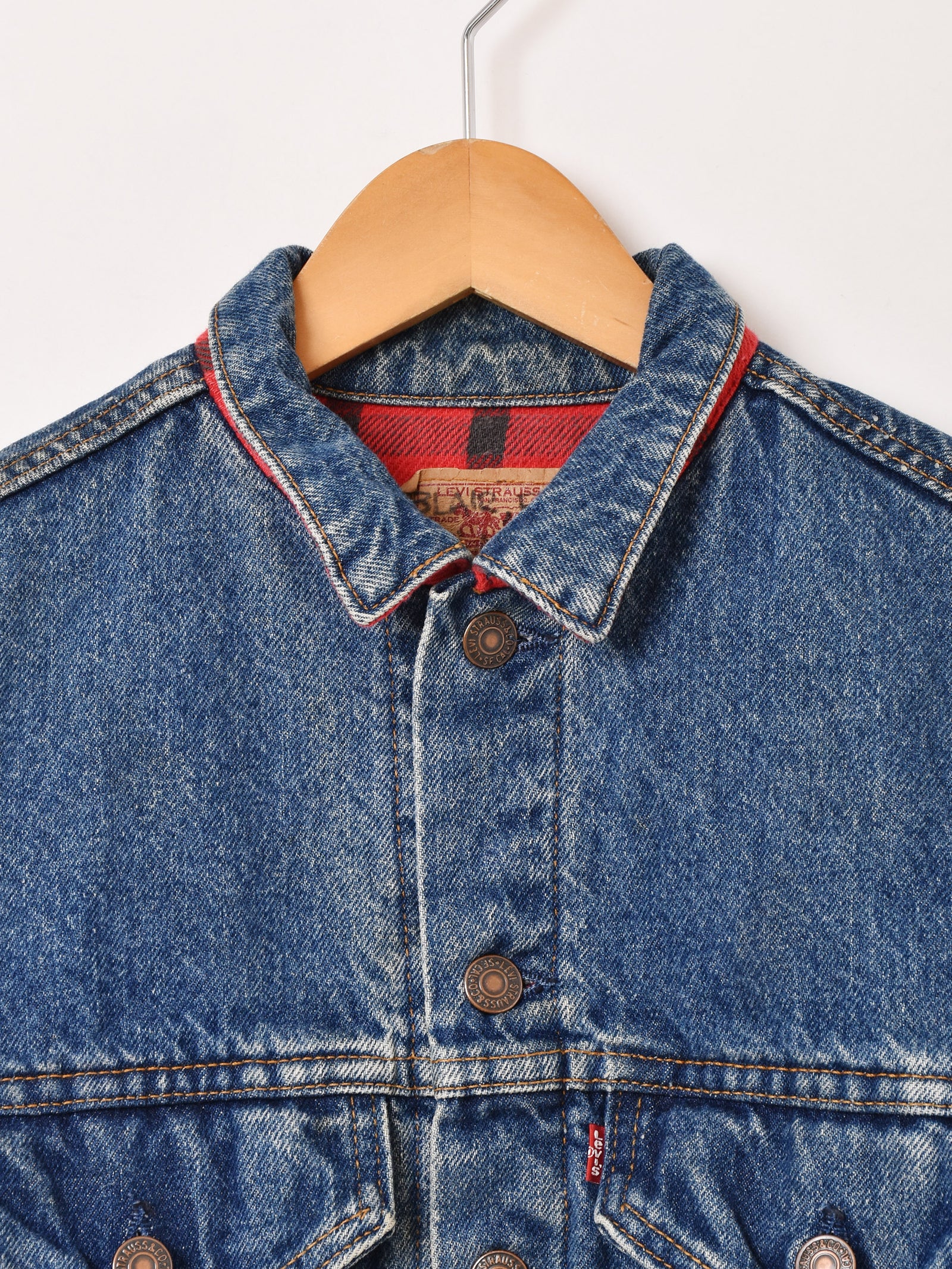 80's アメリカ製 Levi's ネルライナー デニムジャケット – 古着屋Top