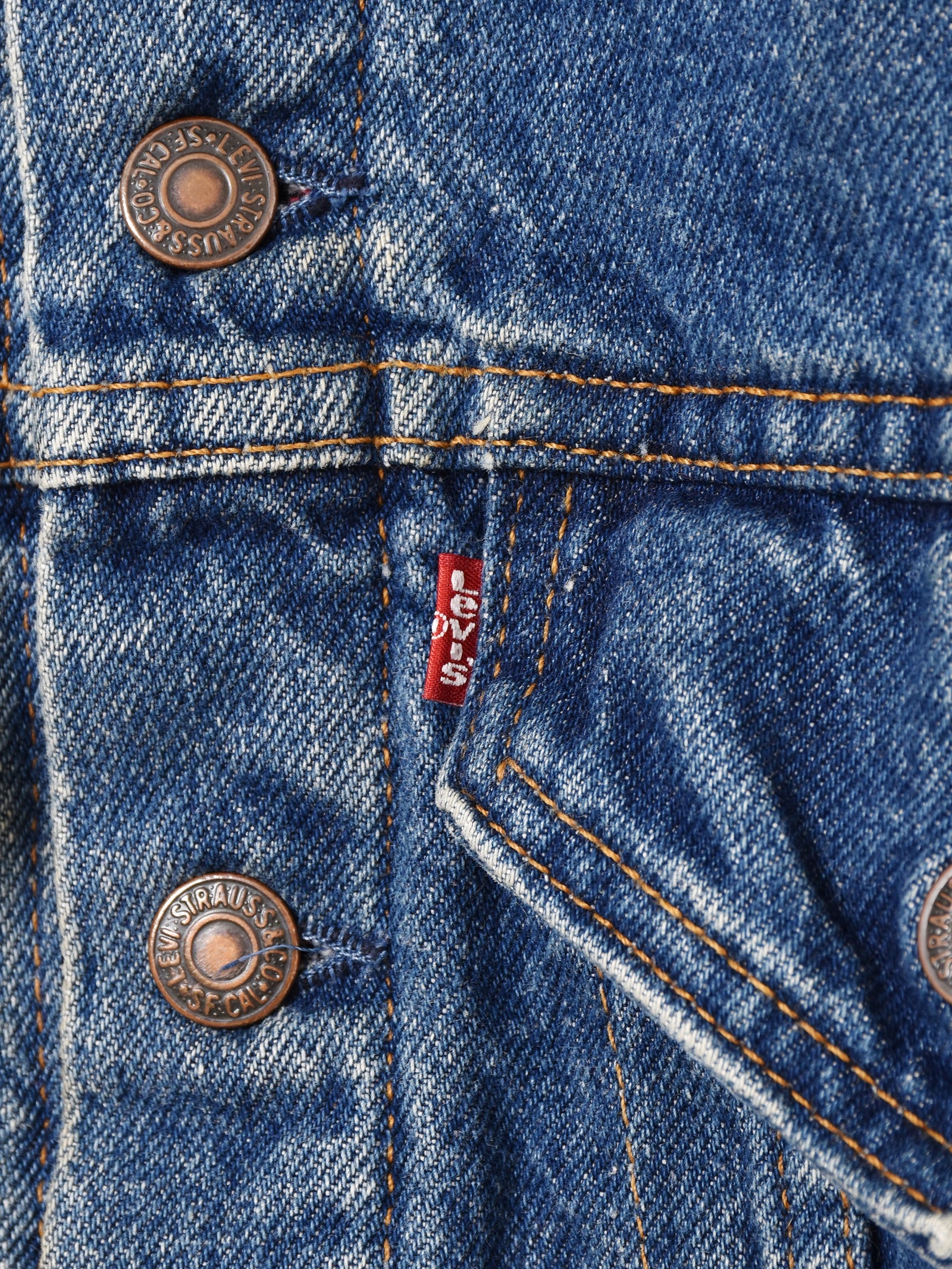 80's アメリカ製 Levi's ネルライナー デニムジャケット – 古着屋Top
