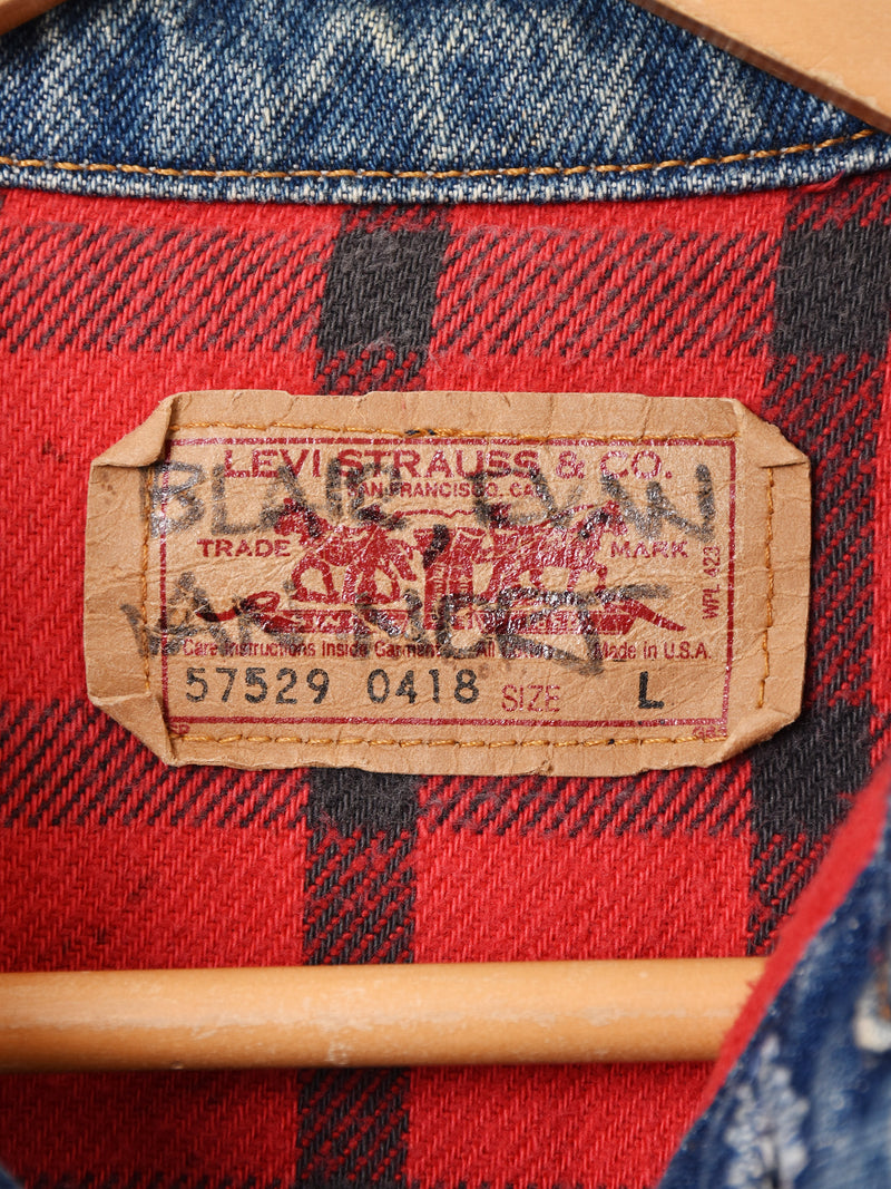 80's アメリカ製 Levi's ネルライナー デニムジャケット