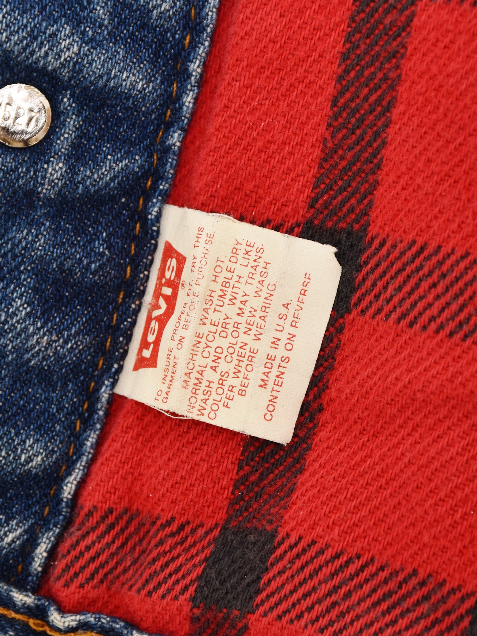 80's アメリカ製 Levi's ネルライナー デニムジャケット – 古着屋Top