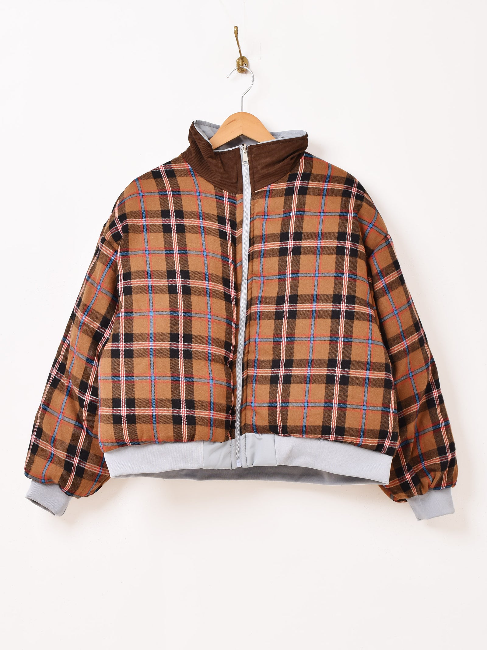 【新品未使用＋匿名発送】ドゥープルメゾン、リバーシブル半巾帯、ギンガムチェック tiptop+pocket ティップトッププラスポケット / ムジ×チェック