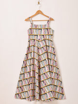 Emerald Motel 総柄 ブックデザイン キャミソールワンピース