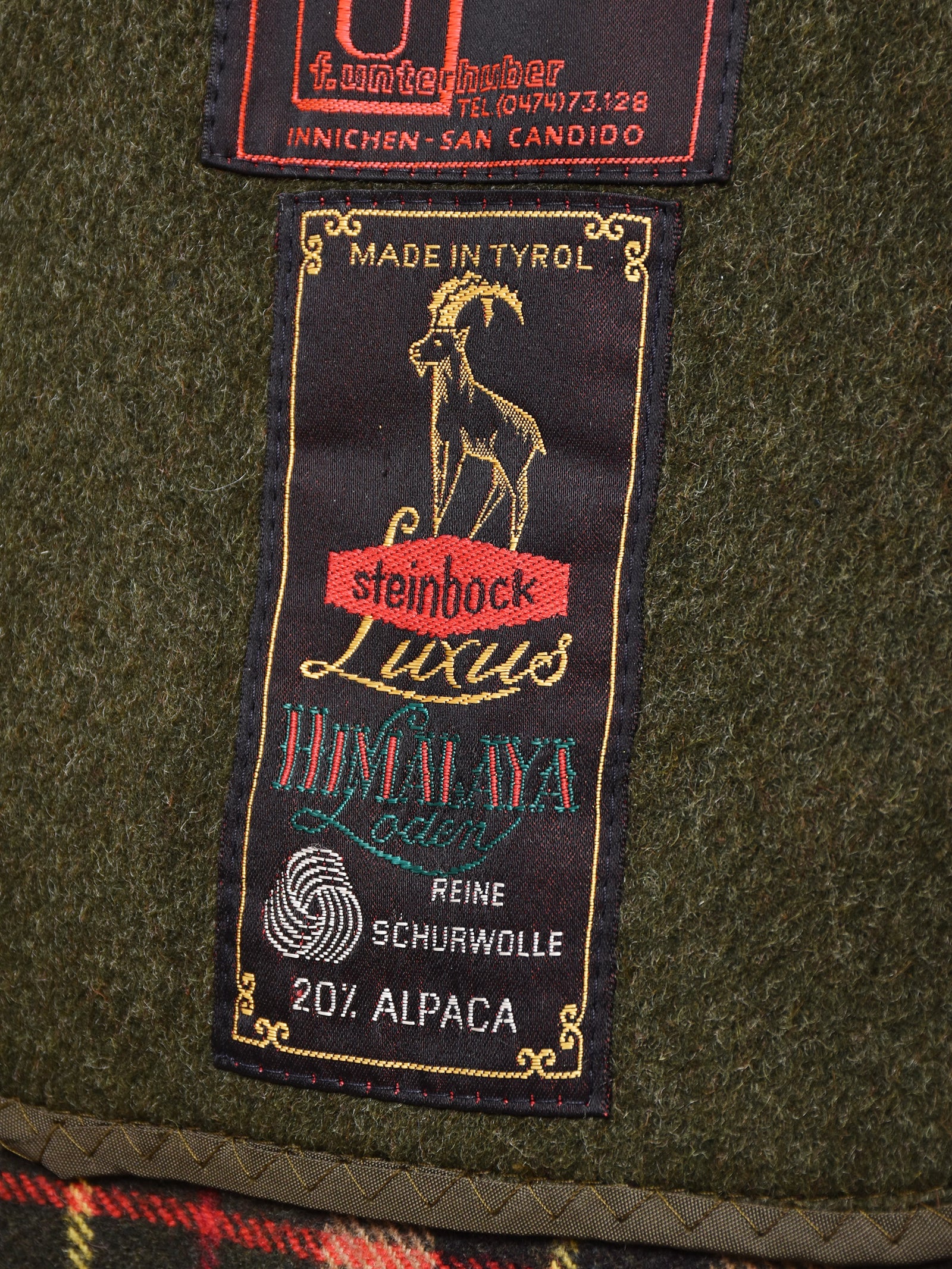 70s チロル製 シュタインボック HIMALAYA 伝統的なローデンコート深緑 オーストリア製 STEINBOCK ローデンコート – 古着屋Top of the