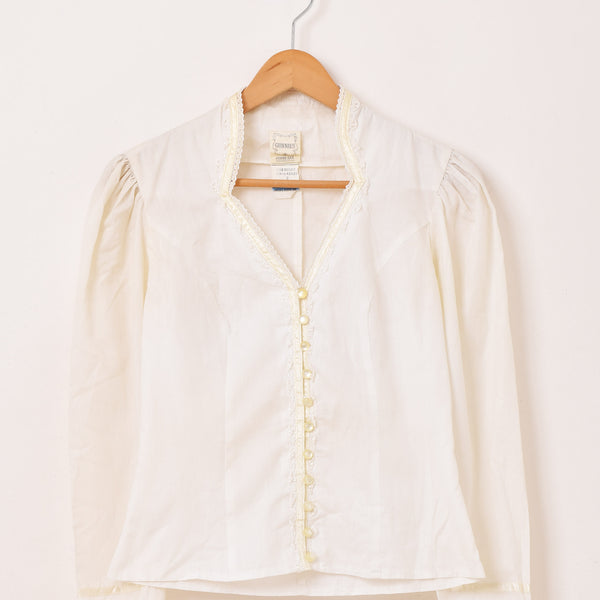 美品 Gunne Sax ホワイトロングスカート サイズ10 GUNNE SAX×アメリカ製 – 古着屋Top of the Hillのネット通販サイト