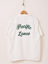 【3色展開】Backers 刺繍 半袖 オープンカラーシャツ 「Pacific」