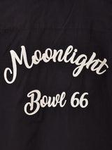 【4色展開】Backers 刺繍 半袖 オープンカラーシャツ 「Moonlight Bowl 66」