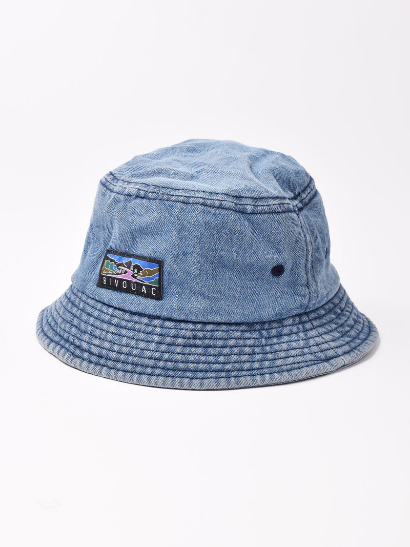 【3色展開】「BIVOUAC」デニムバケットハット