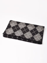 【3色展開】アーガイルチェック柄 マフラー