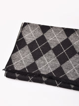 【3色展開】アーガイルチェック柄 マフラー