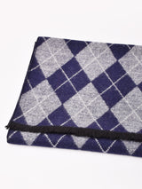 【3色展開】アーガイルチェック柄 マフラー