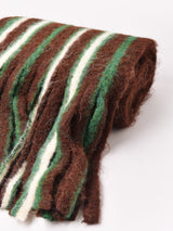 【3色展開】フリンジ ストライプ柄 マフラー