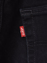 スペイン製 00's "Levi's" 522 02 先染め ブラックデニムパンツ W34