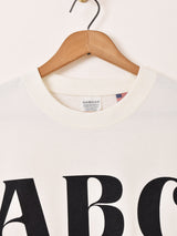 【2色展開】 プリント ロングスリーブTシャツ「ABCDEFUCK」