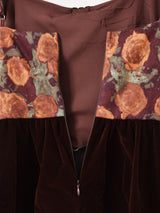 【2色展開】Meridian ベロア コルセット キャミソールワンピース