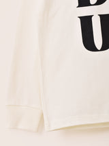 【2色展開】 プリント ロングスリーブTシャツ「ABCDEFUCK」