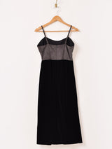 【2色展開】Meridian ベロア コルセット キャミソールワンピース