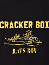 【2色展開】 プリント ロングスリーブTシャツ「CRACKER BOX」