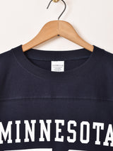 【2色展開】 プリント フットボールTシャツ「MINNESOTA」