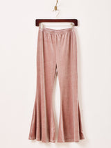 【3色展開】Meridian ベロア フレアパンツ