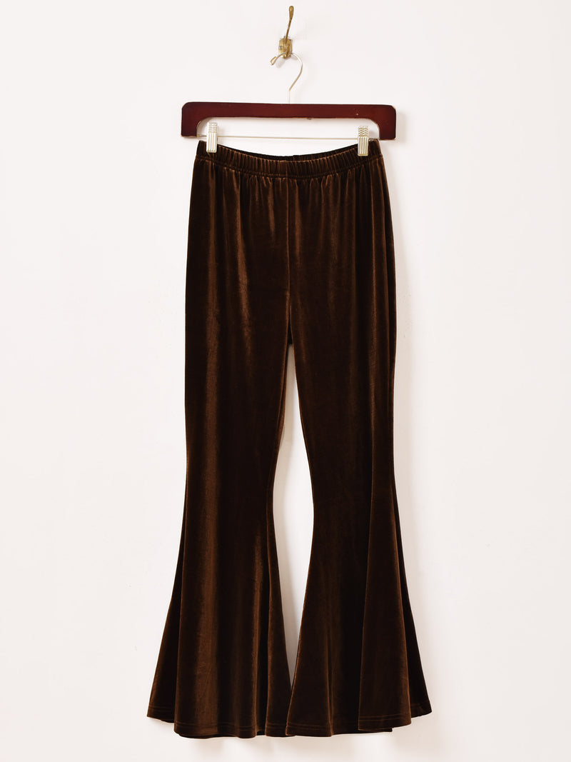 3色展開】Meridian ベロア フレアパンツ – 古着屋Top of the Hillの
