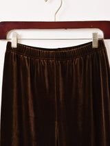 【3色展開】Meridian ベロア フレアパンツ