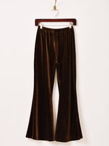 【3色展開】Meridian ベロア フレアパンツ