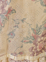 70's Made in USA "GUNNE SAX" レース 花柄 長袖ワンピース