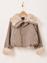 【2色展開】Meridian ビッグファーカラー ジャケット