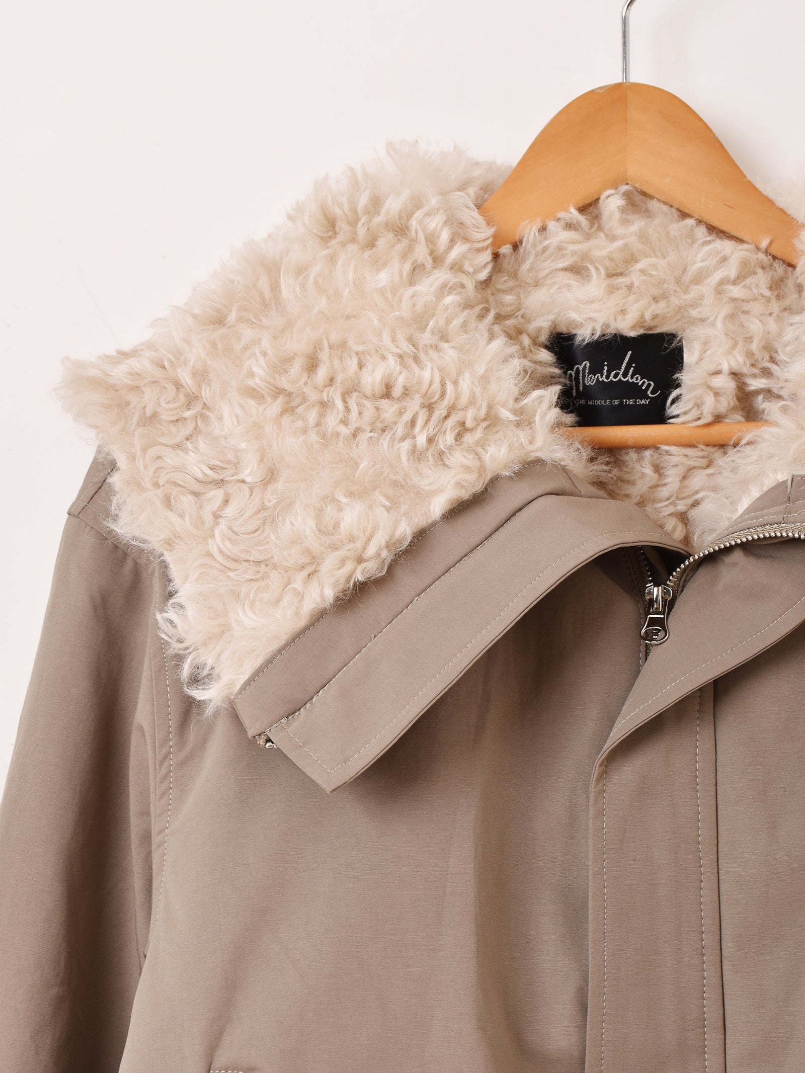 2色展開】Meridian ビッグファーカラー ジャケット – 古着屋Top of the
