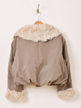 【2色展開】Meridian ビッグファーカラー ジャケット