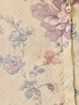 70's Made in USA "GUNNE SAX" レース 花柄 長袖ワンピース