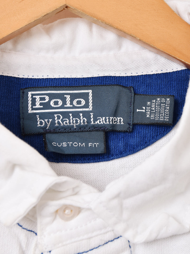 90's "Ralph Lauren" 長袖 ラグビーシャツ