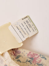 70's Made in USA "GUNNE SAX" レース 花柄 長袖ワンピース