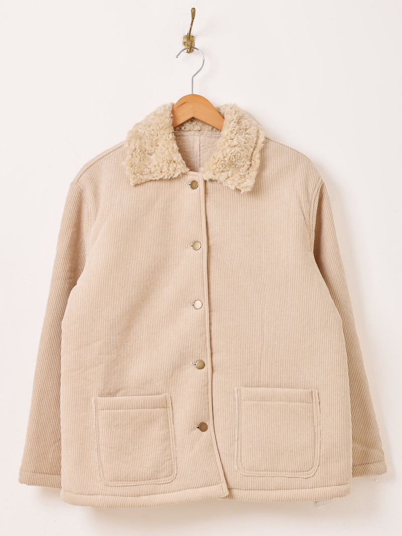 2色展開】Elcamino ファーカラー コーデュロイ ジャケット – 古着屋Top 