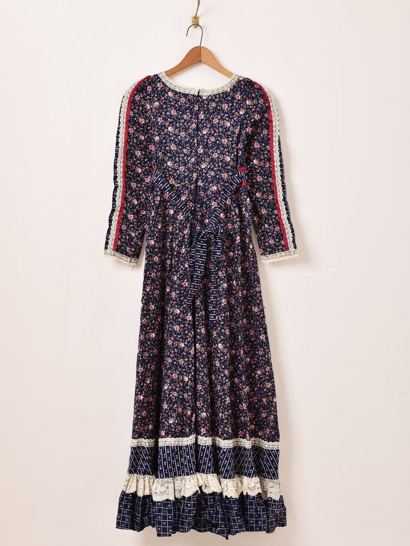 70Ｓ　USA製　Jessica's GUNNIES　ガニーサックス　小花柄 GUNNE SAX - 70S USA製 Jessica's GUNNIES ガニーサックス 小花柄の