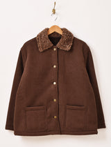 【2色展開】Elcamino ファーカラー コーデュロイ ジャケット