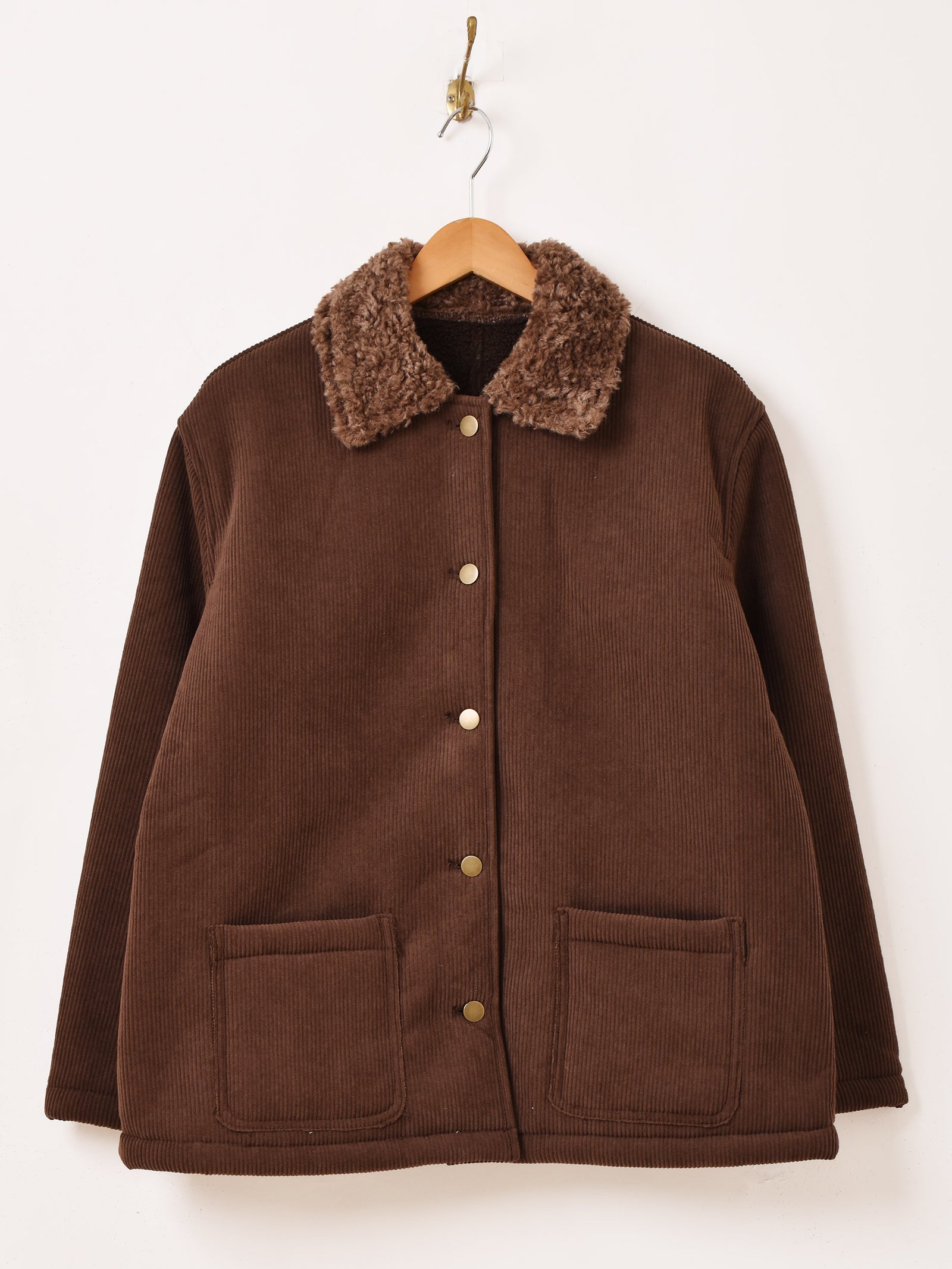 2色展開】Elcamino ファーカラー コーデュロイ ジャケット – 古着屋Top 