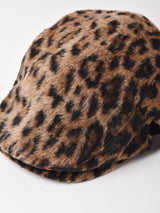 レオパード柄 フランネル ハンチング