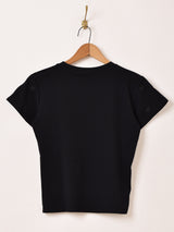【2色展開】Meridian ハート 刺繍 Tシャツ