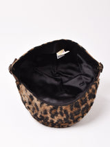 レオパード柄 フランネル ハンチング