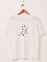 Woman イラスト プリントTシャツ